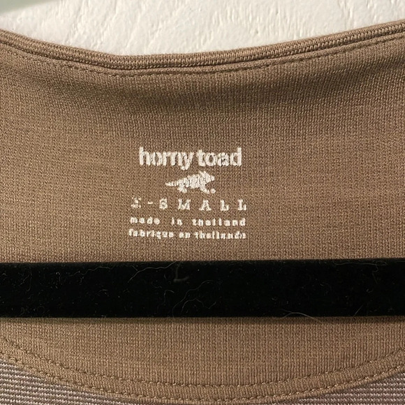 Horny Toad NWOT midi dress tan/light brown size XS - Picture 2 of 9